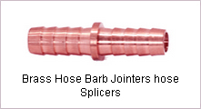 brass hose barb jointers hose splicers
